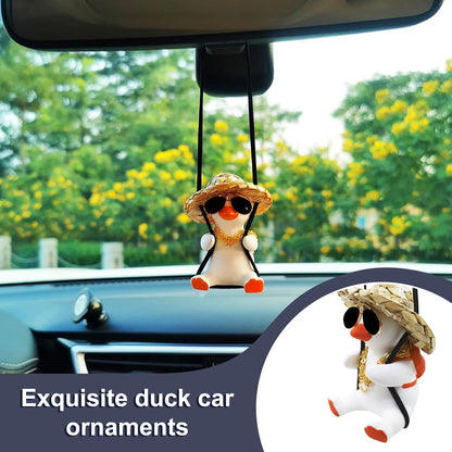 Swinging Duck Car Hanging Ornament