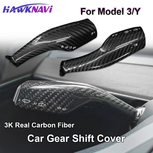 Carbon Fiber Tesla 3Y Wiper Handle Cover