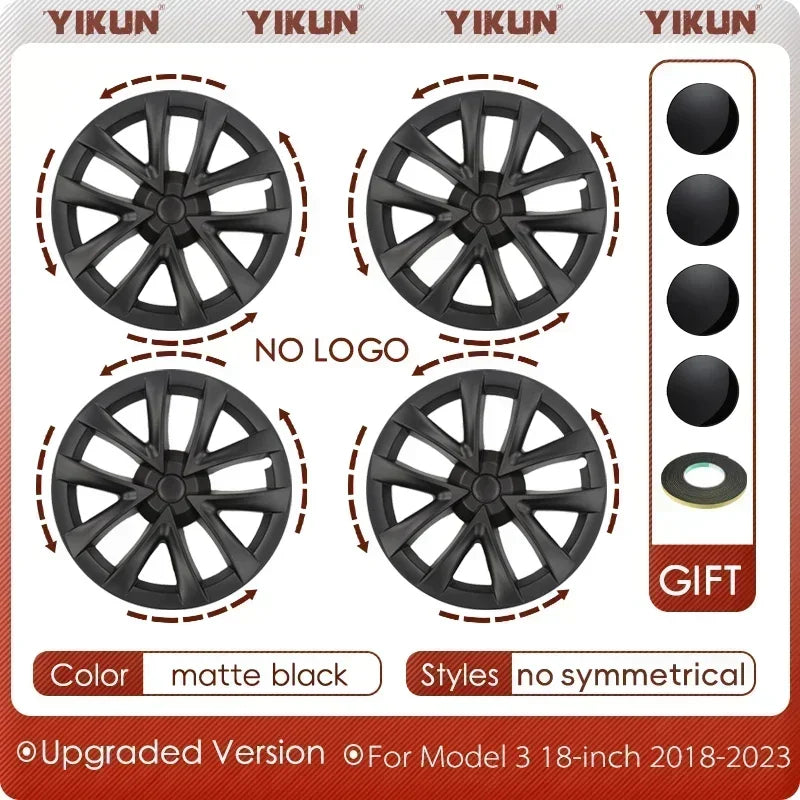 4PCS 18/19Inch Wheel Cover For Tesla Model 3/Y