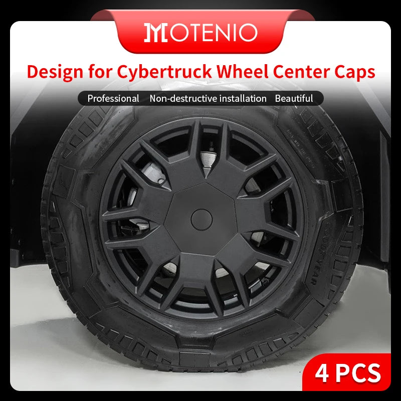 Tesla CyberTruck Center Hub Cover Set