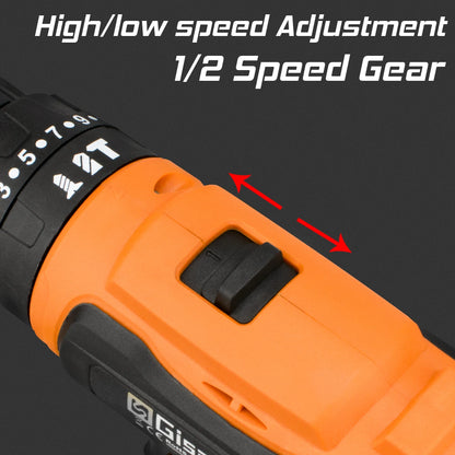 21V Cordless  Electric Screwdriver Impact Lithium-Ion Battery