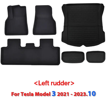 Tesla Floor mats 5 Seaters Model Y3