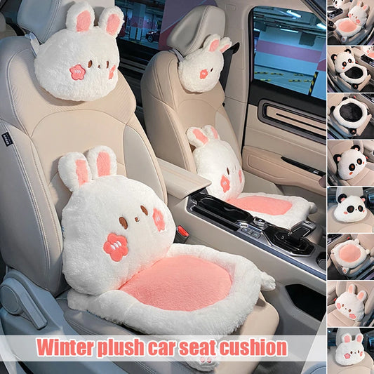 Cartoon Panda/Rabbit Waist Neck Seat Cushion