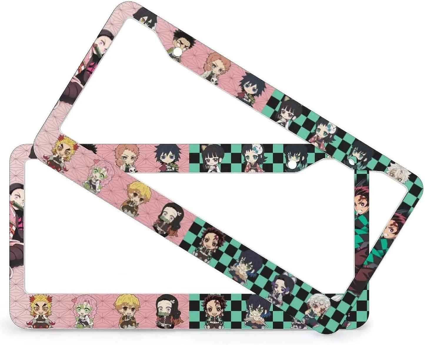 Anime Car License Plate Frame 2 Pack