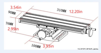 Mini Multifunction Vise Drilling & Milling Machine