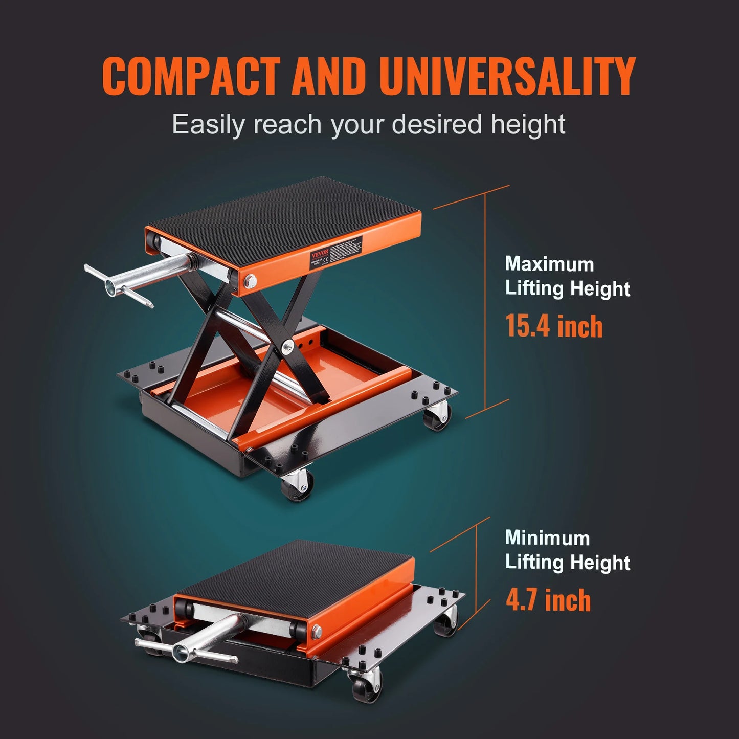 1100 LBS Motorcycle ATV Scissor Lift Jack