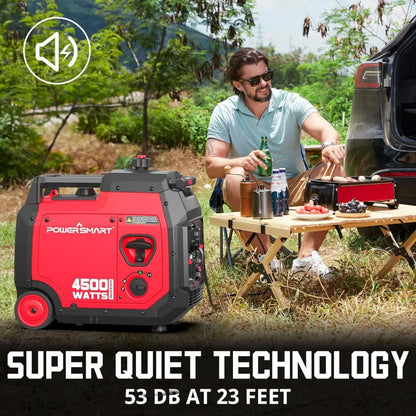 Portable Generator Inverter 4500-Watt Super Quiet