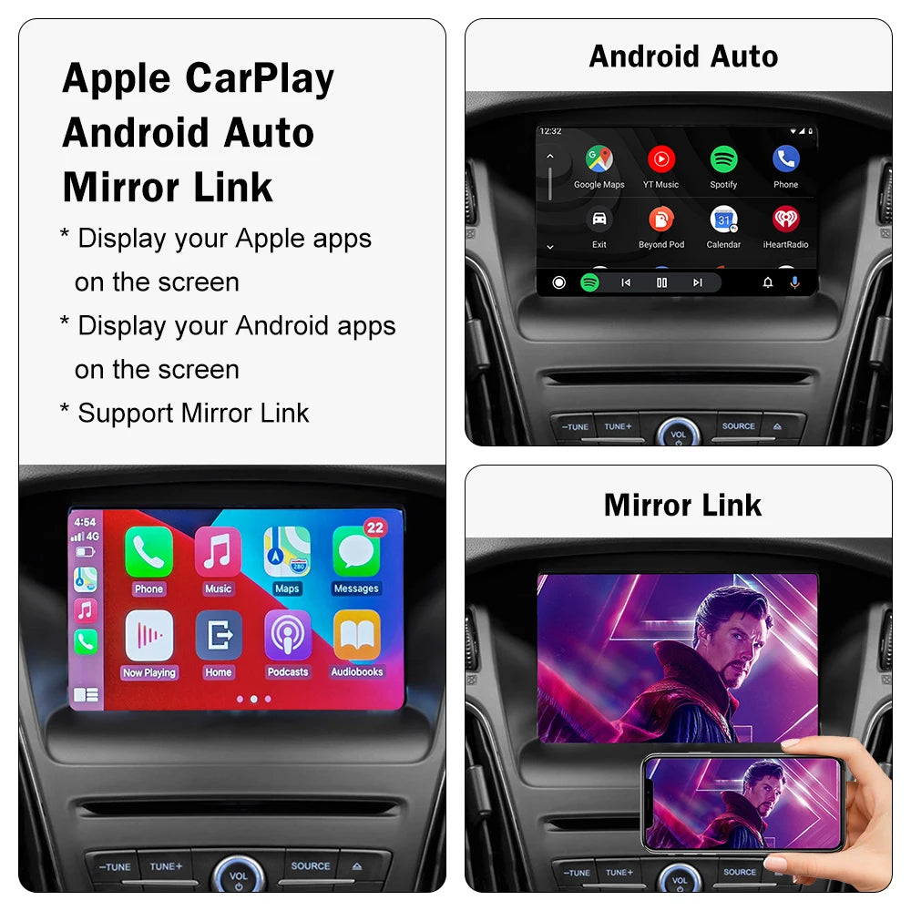 Wireless CarPlay Android Auto For Ford