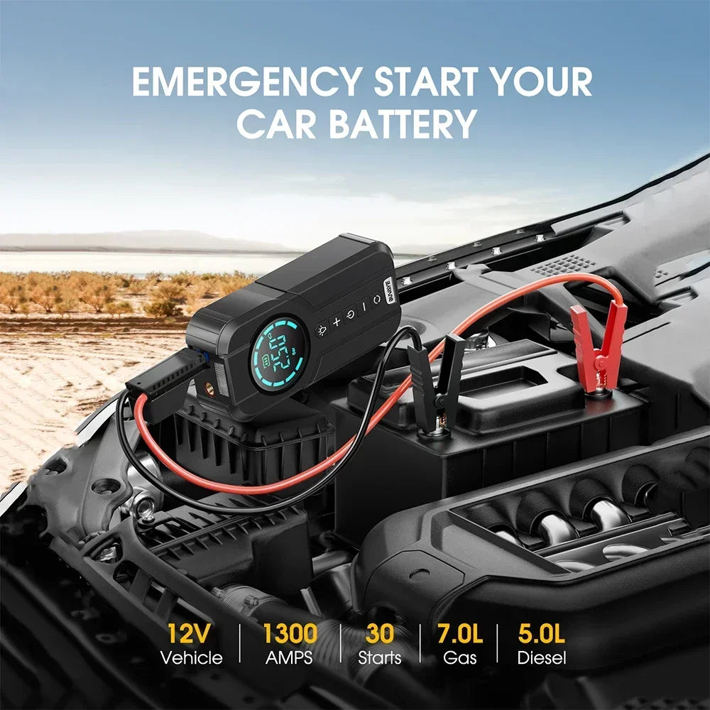 Car Jump Starter Air Pump Multi Functions