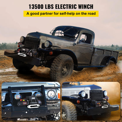 3000-13500LBS 12V Electric Winch With Remote