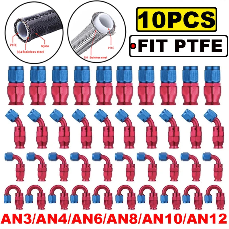 AN Fuel And Vacuum Various Size Fittings