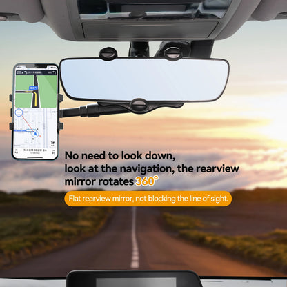 Rear View Mirror Mount Cell Phone Holder