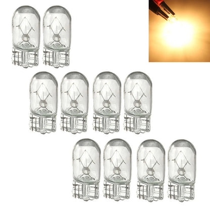 10pcs T10 Halogen 194 158 12V  Lamps