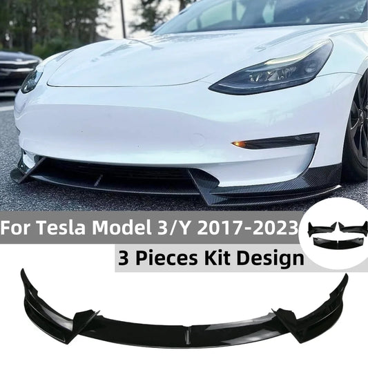 Front Bumper/Lip/ Shovel Kit For Tesla Model 3/Y