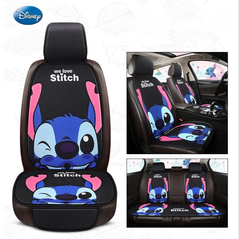 Disney Cartoon Stitch Car Cushion And Cover