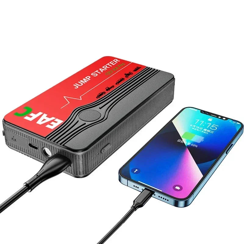 12V Portable Car Battery Booster Charger