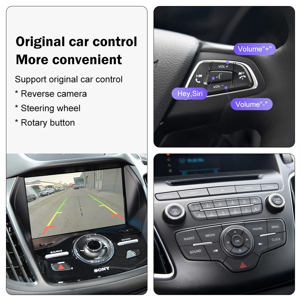 Wireless CarPlay Android Auto For Ford